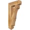 Ekena Millwork Balboa Arts & Crafts Rough Sawn Bracket, Western Red Cedar, 4"W x 16"D x 28"H BKT04X16X28BOA03RWR - alternate 1